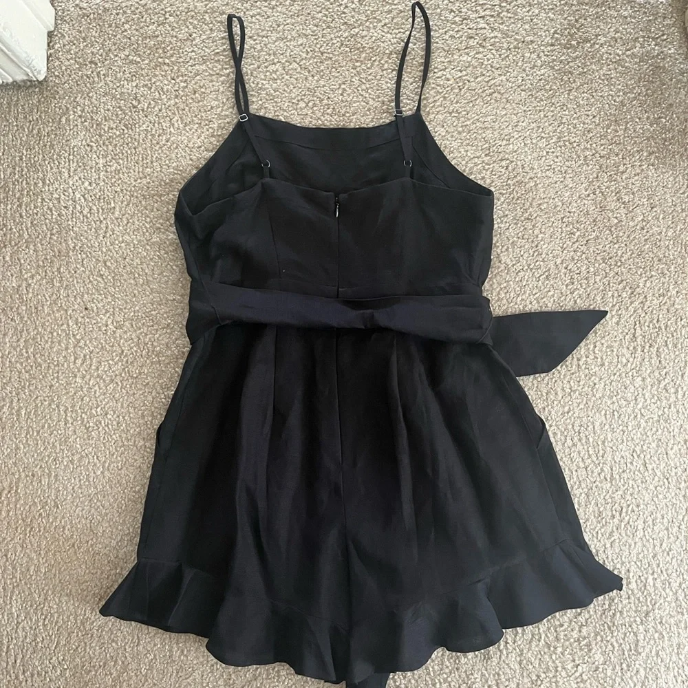 Loft Sleeveless Romper Black Size 2